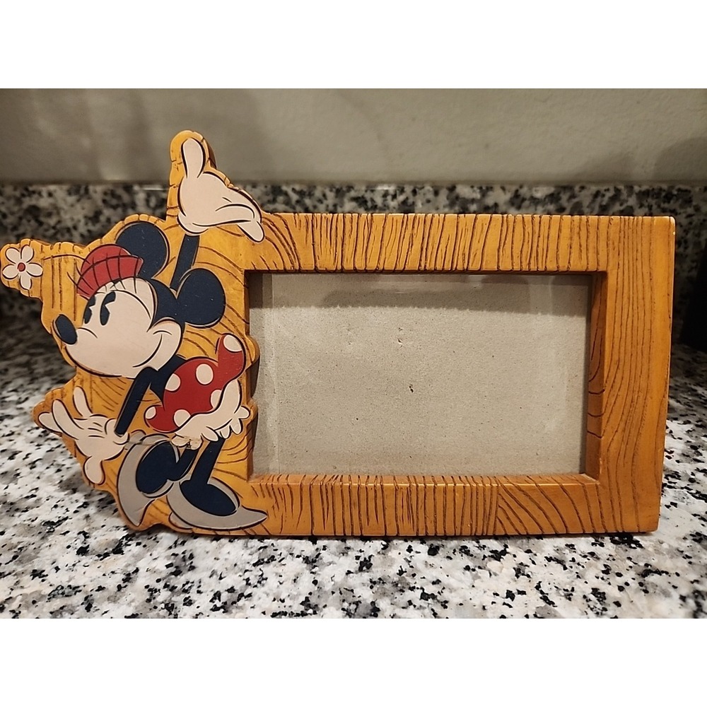 Disney‎ Store Minnie Mouse 5" X 3 1/2" Photo Frame Picture